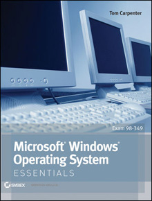 Image of the book Microsoft Windows Operating System Essentials, this is included with the training course at Logitrain