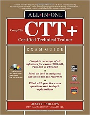Image of the book CompTIA CTT+, this is included with the training course at Logitrain