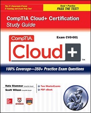 Image of the book CompTIA Cloud+, this is included with the training course at Logitrain