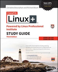 Image of the book CompTIA Linux+ Study Guide, this is included with the training course at Logitrain