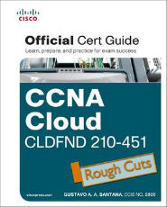 Image of the book CCNA Cloud CLDFND 210-451, this is included with the training course at Logitrain