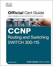 Image of the book CCNP Routing and Switching SWITCH 300-115, this is included with the training course at Logitrain