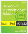 Image of the book Developing Microsoft Azure Solutions, this is included with the training course at Logitrain