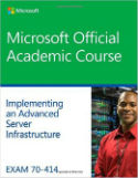 Image of the book Microsoft Official Academic Course, this is included with the training course at Logitrain