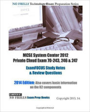 Image of the book MSCE System Center 2012 Private Cloud Exam 70-243, 246 & 247, this is included with the training course at Logitrain