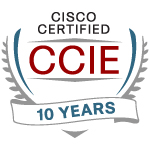 CCIE 10 Year Logo